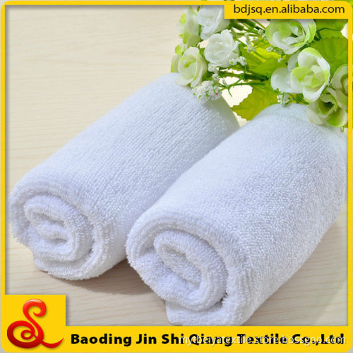 Promotional White Cotton Disposable Hotel Towel, Stock Hotel Towel